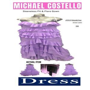 🛑 MICHAEL COSTELLO X REVOLVE Designer➕🆒 DRESS Oleksandra GOWN Layer💸BUY NOW‼️